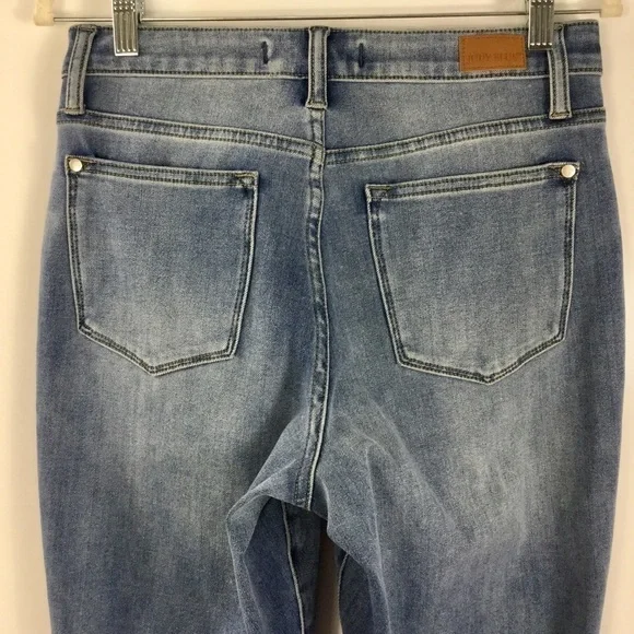 Judy Blue Danielle Undone Hem Boyfriend Jean JB88208 Size 27 - Picture 11 of 13